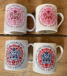 Coronation dye sub mug